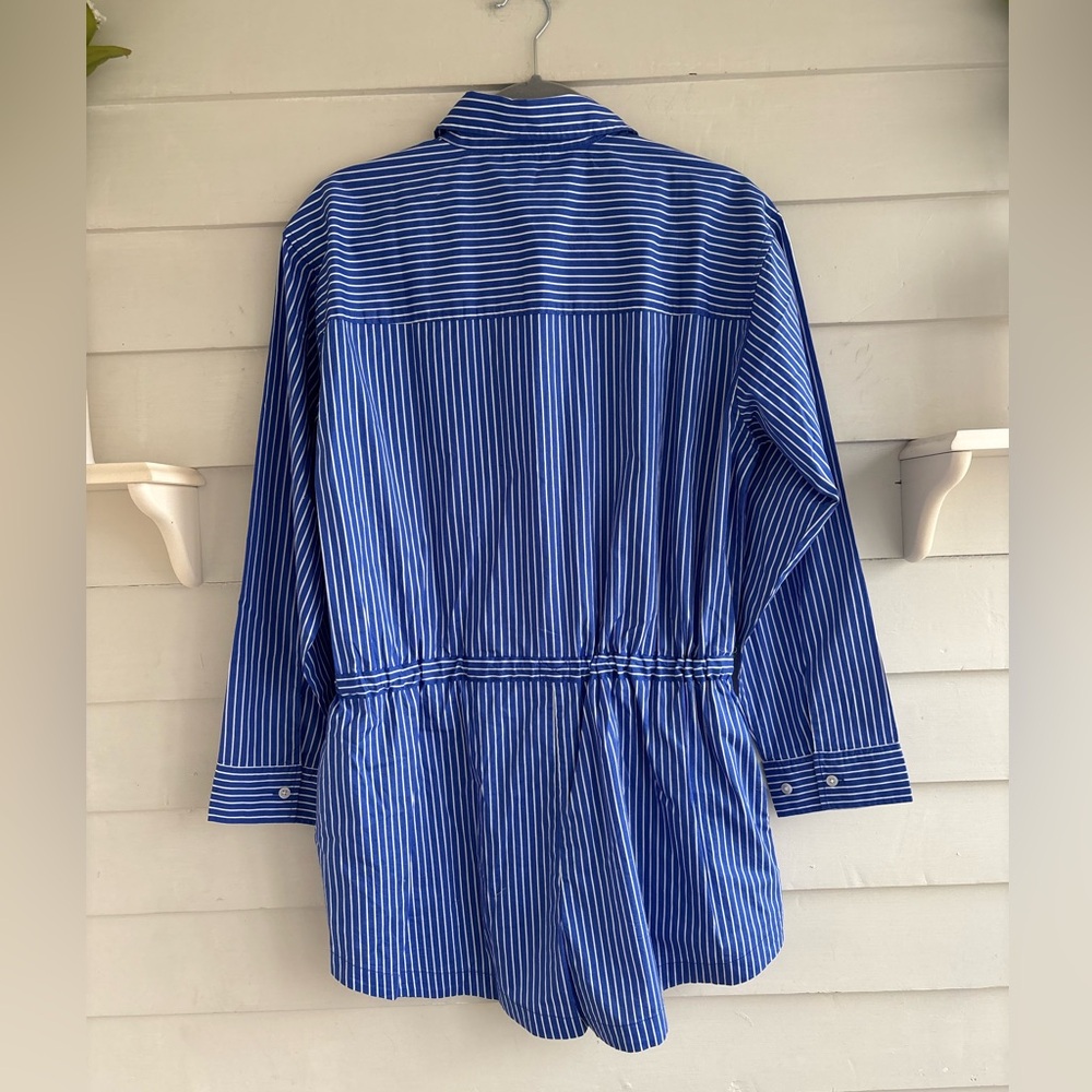 pistola Amelie Ultramarine Striped Shorts Romper One piece. Size Small NWT - Picture 13 of 13